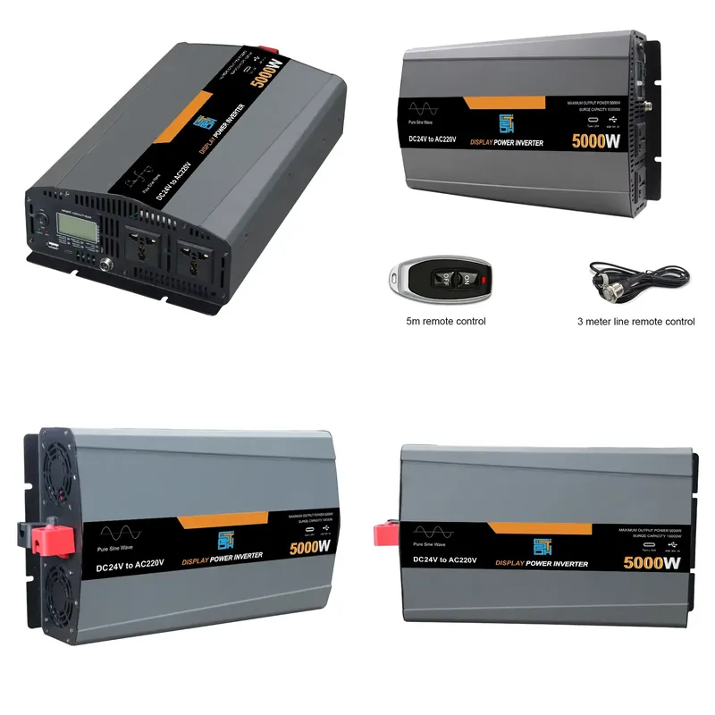 Pure Sine Wave Inverter 5000W 48V 220V - untuk Inverter Daya Gelombang Sinus Murni