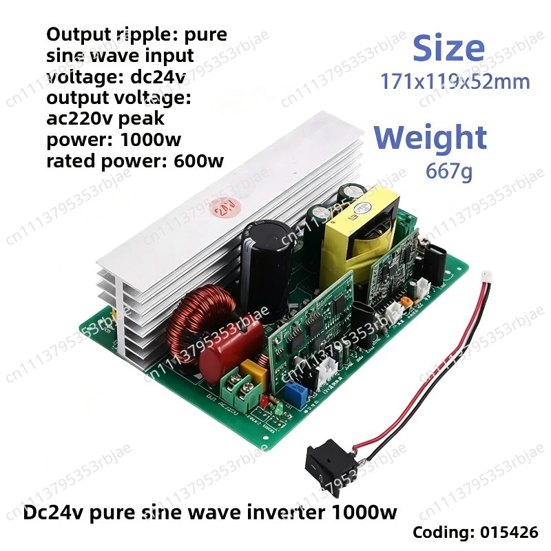Inverter Gelombang Sinus Murni - Pure Sine Wave Inverter Board 24V 48V ulasan dan harga