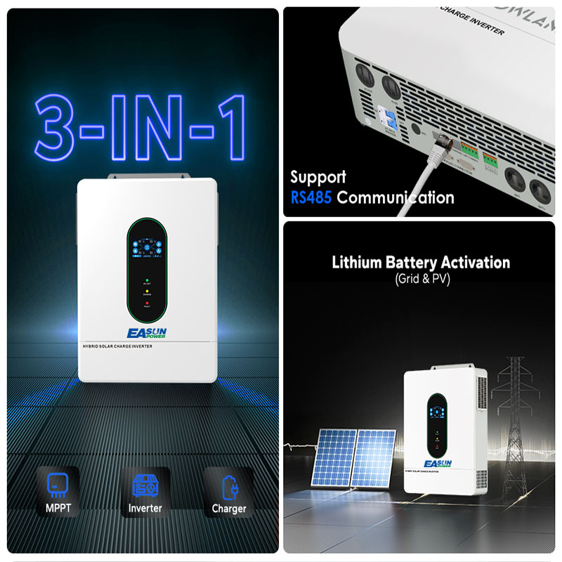 EASUN POWER 12KW Inverter Fase - Grid Tie Inverter Limiter 2000W ulasan dan harga