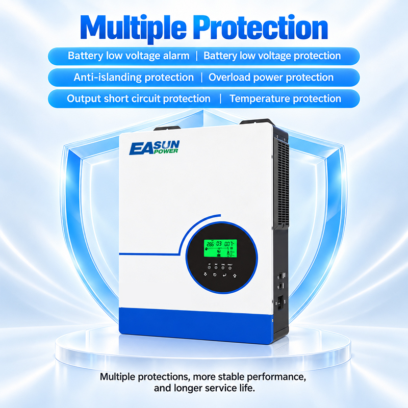 EASUN POWER 6.3KW Inverter Sol - Grid Tie Inverter Limiter 2000W ulasan dan harga